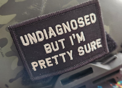 As Seen on Socials - "Undiagnosed But I'm Pretty Sure" - 2x3 Patch - Multiple Variants