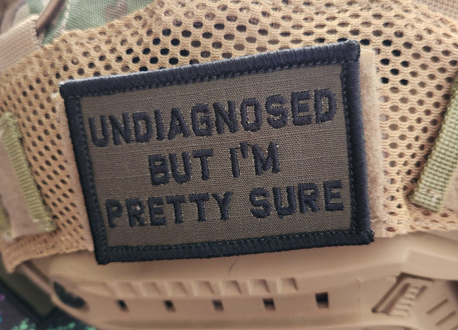 As Seen on Socials - "Undiagnosed But I'm Pretty Sure" - 2x3 Patch - Multiple Variants