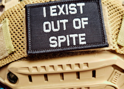 As Seen on Socials - I Exist Out of Spite - 2x3 Patch - Multiple Variants