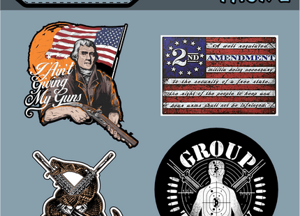 Stickers - Mini Morale - Second Amendment Pack 2