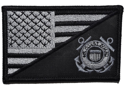 Coast Guard USA Flag - 2.25x3.5 Patch