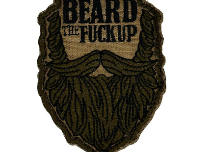Beard the Fuck Up - 3" Laser Cut Patch