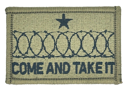 Come And Take It Texas Border Wall Barbed Wire - 2x3 Patch