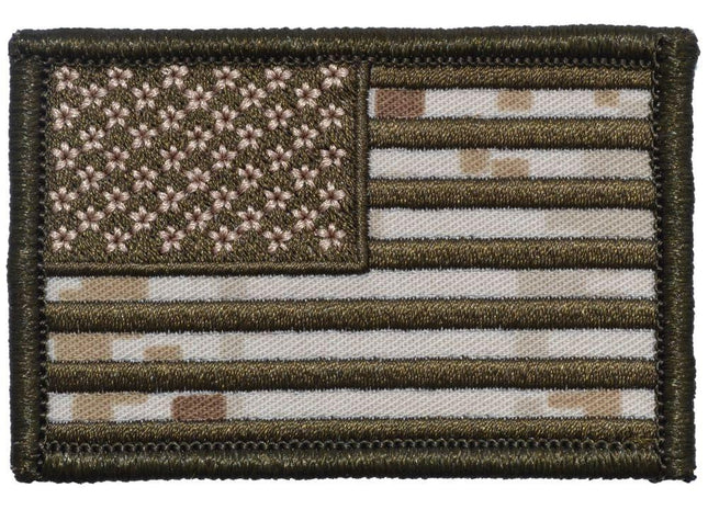 US Flag - 2x3 Patch - MARPAT Desert