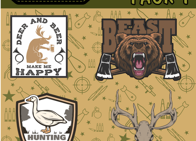 Mini Morale - Hunting Patch Pack 1