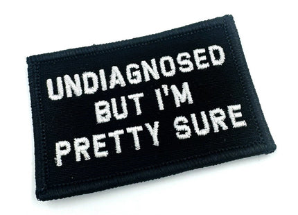 As Seen on Socials - "Undiagnosed But I'm Pretty Sure" - 2x3 Patch - Multiple Variants