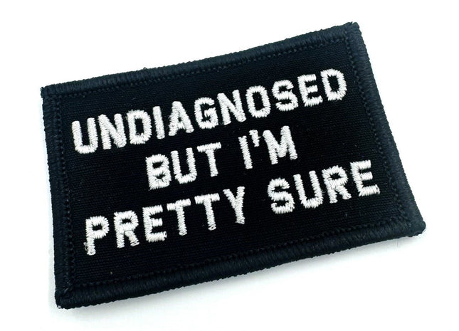 As Seen on Socials - "Undiagnosed But I'm Pretty Sure" - 2x3 Patch - Multiple Variants