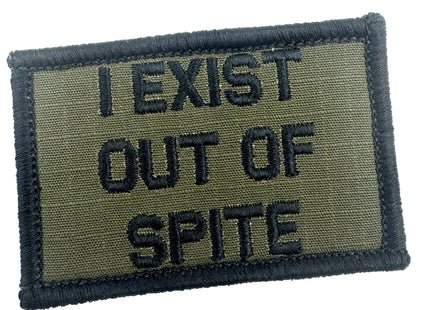 As Seen on Socials - I Exist Out of Spite - 2x3 Patch - Multiple Variants