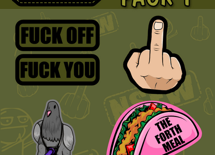 Stickers - Mini Morale - NSFW Offensive Pack 1