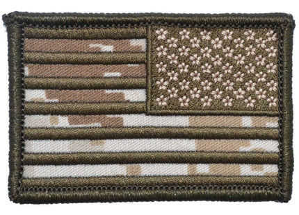 US Flag - 2x3 Patch - MARPAT Desert