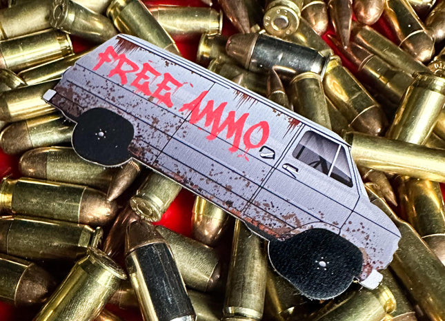 Free Ammo Van - 4" Printed Vinyl Patch