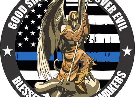 St. Michael Good Shall Triumph - 3 inch Sticker