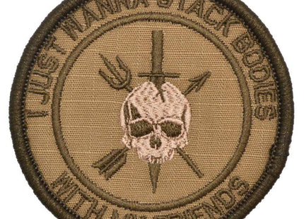 I Just Wanna Stack Bodies With My Friends - 3 inch Round Patch