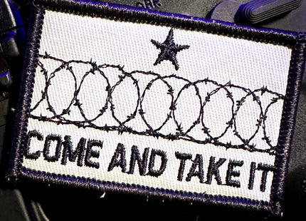 Come And Take It Texas Border Wall Barbed Wire - 2x3 Patch