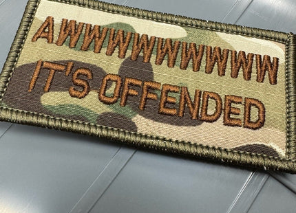 As Seen on Socials - Awwwwwwwww It's Offended - 2x4 Patch - Multicam w/Spice