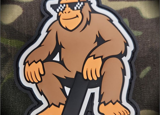 Bigfoot Barry - he's got a big package for you! - 4" PVC Patch