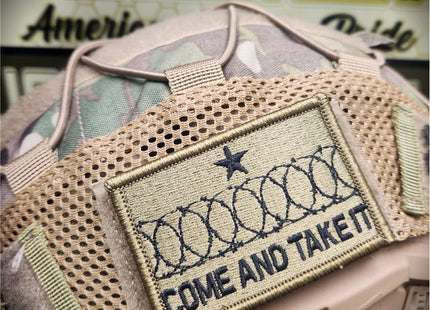 Come And Take It Texas Border Wall Barbed Wire - 2x3 Patch