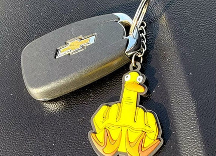 Duck You PVC Keychain