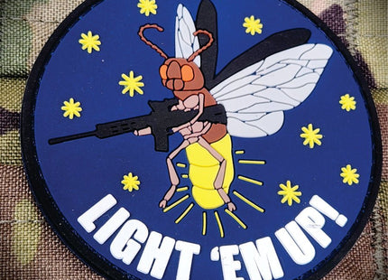 Light 'Em Up Firefly -  3" PVC Patch