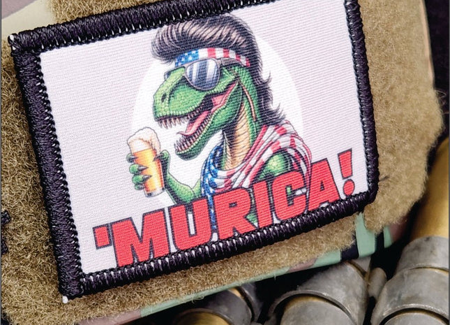 T-REX-inator - 'Murica Dino  - 2x3 Sublimation Patch