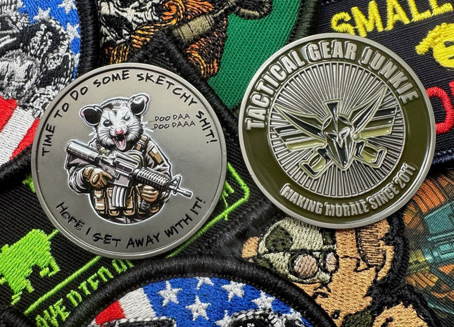 Tactical Gear Junkie - Sketchy Shit - Challenge Coin