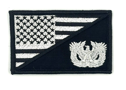 Warrant Officer - USA Flag - 2.25x3.5 Patch