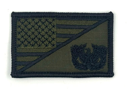 Warrant Officer - USA Flag - 2.25x3.5 Patch